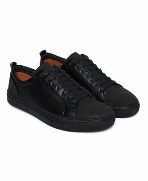 Superdry Truman Lace Up Férfi Tornacipő Fekete | KJAZV6103